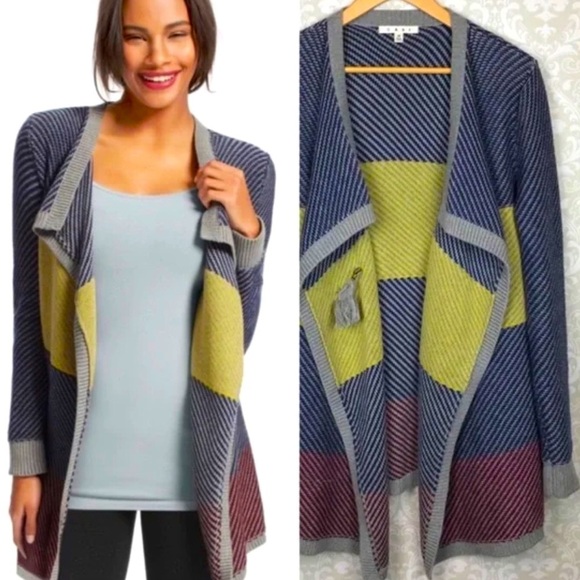 CAbi Sweaters - CABI 467 Chunky Blanket Waterfall Sweater Cardigan
